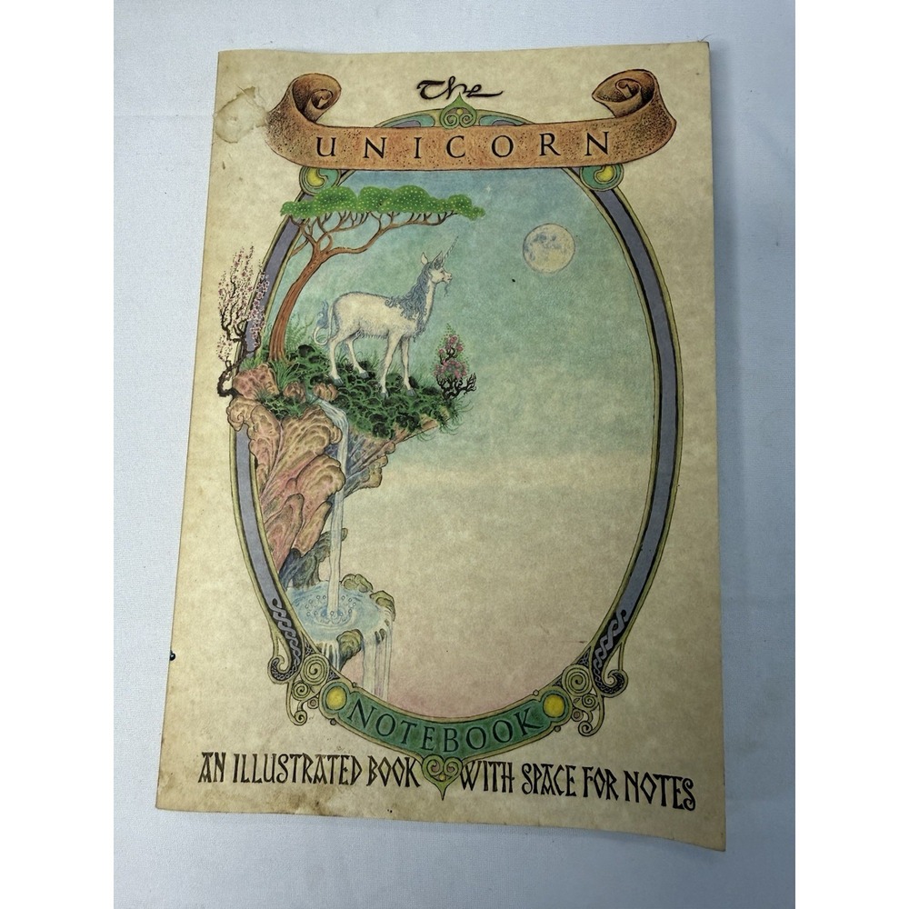 The Unicorn Notebook Illustrated Michael Green 80s Not Used Nostalgia Artbook